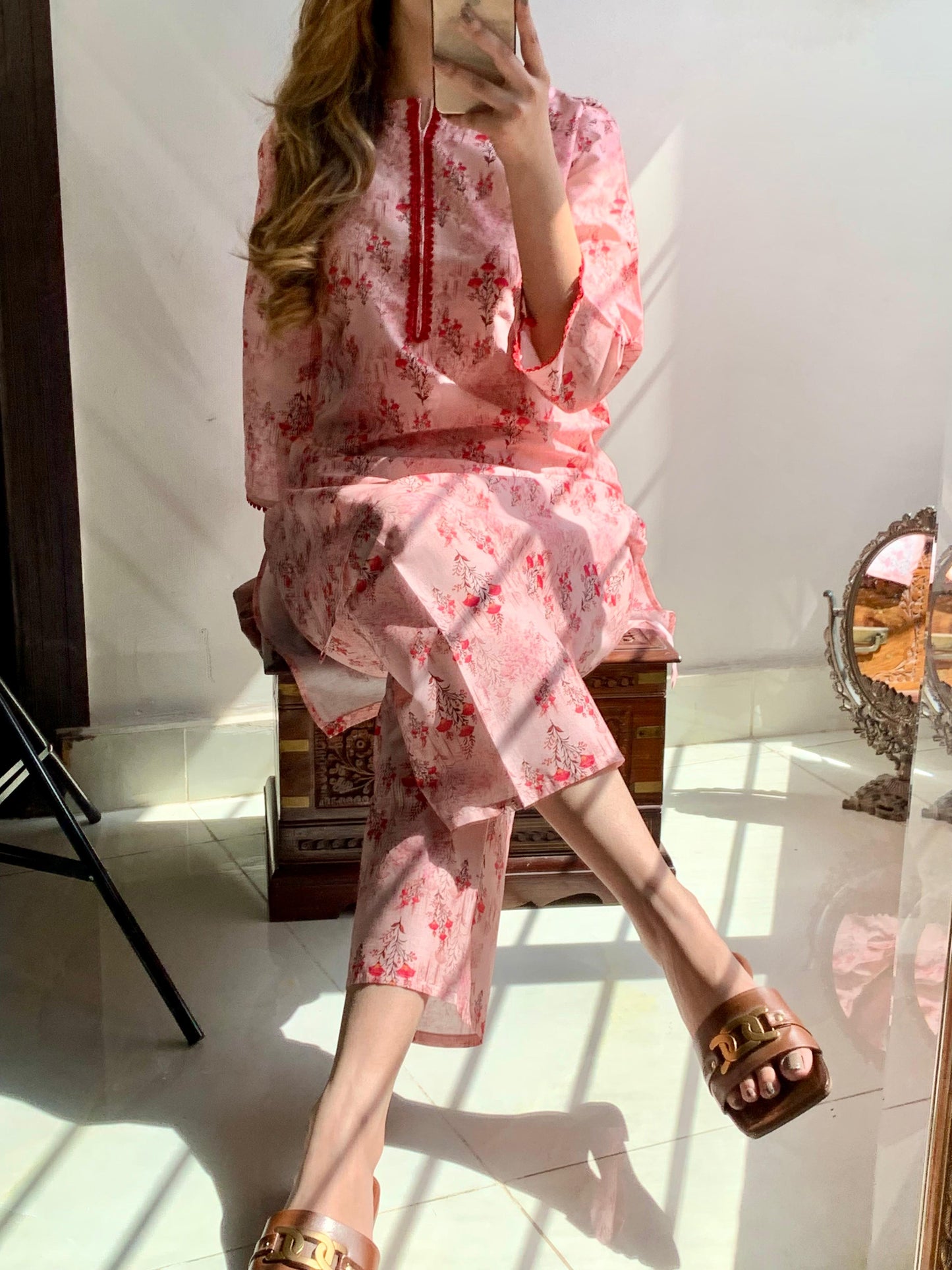 2-Piece Stitched PRINTED LAWN Dress Premium Quality